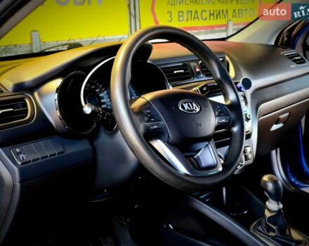 Синий Киа Рио, объемом двигателя 1.4 л и пробегом 129 тыс. км за 7600 $, фото 9 на Automoto.ua