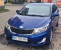 Синий Киа Рио, объемом двигателя 1.4 л и пробегом 213 тыс. км за 7400 $, фото 1 на Automoto.ua