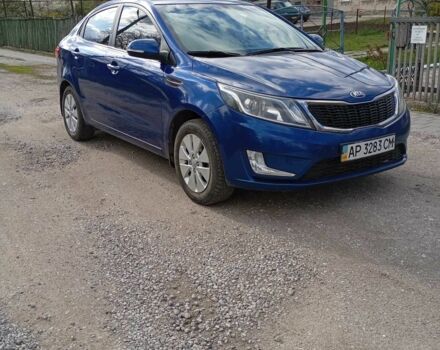 Синий Киа Рио, объемом двигателя 1.6 л и пробегом 240 тыс. км за 5818 $, фото 4 на Automoto.ua