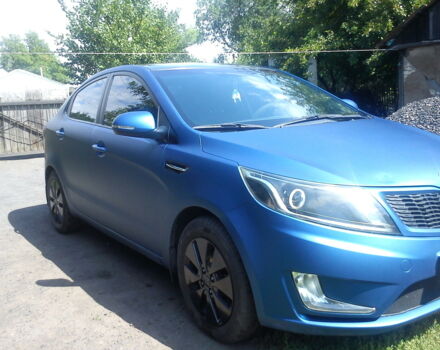 Синий Киа Рио, объемом двигателя 1.6 л и пробегом 54 тыс. км за 8700 $, фото 1 на Automoto.ua