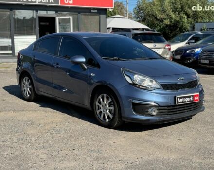 Синий Киа Рио, объемом двигателя 1.4 л и пробегом 101 тыс. км за 11190 $, фото 2 на Automoto.ua