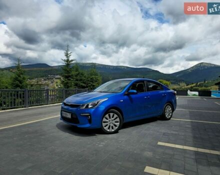 Синий Киа Рио, объемом двигателя 1.59 л и пробегом 106 тыс. км за 13300 $, фото 1 на Automoto.ua