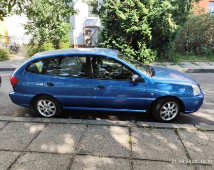 Синий Киа Рио, объемом двигателя 1.3 л и пробегом 92 тыс. км за 3600 $, фото 1 на Automoto.ua