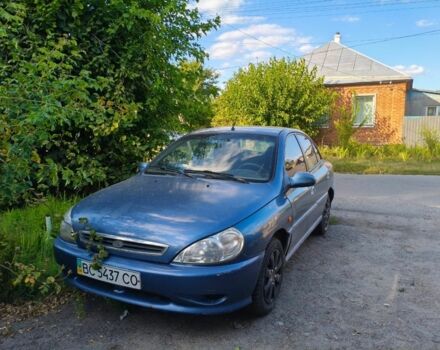 Синий Киа Рио, объемом двигателя 1.3 л и пробегом 291 тыс. км за 1600 $, фото 1 на Automoto.ua