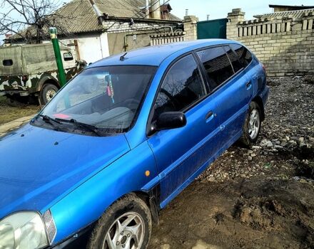 Синий Киа Рио, объемом двигателя 1.5 л и пробегом 243 тыс. км за 2700 $, фото 1 на Automoto.ua