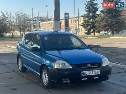 Синий Киа Рио, объемом двигателя 1.49 л и пробегом 243 тыс. км за 2400 $, фото 1 на Automoto.ua