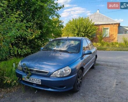 Синий Киа Рио, объемом двигателя 1.3 л и пробегом 292 тыс. км за 1600 $, фото 1 на Automoto.ua