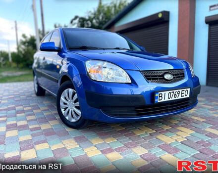 Синий Киа Рио, объемом двигателя 1.4 л и пробегом 182 тыс. км за 4350 $, фото 1 на Automoto.ua