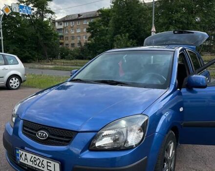 Синий Киа Рио, объемом двигателя 1.4 л и пробегом 232 тыс. км за 4350 $, фото 1 на Automoto.ua