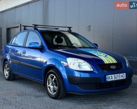 Синий Киа Рио, объемом двигателя 1.4 л и пробегом 279 тыс. км за 3300 $, фото 1 на Automoto.ua