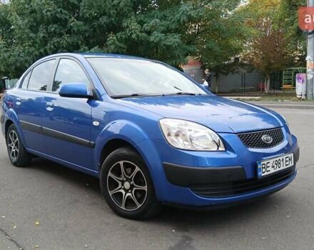 Синий Киа Рио, объемом двигателя 1.4 л и пробегом 159 тыс. км за 5800 $, фото 1 на Automoto.ua