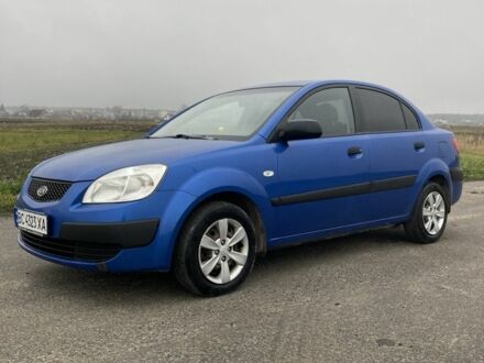 Синий Киа Рио, объемом двигателя 1.4 л и пробегом 176 тыс. км за 3900 $, фото 1 на Automoto.ua