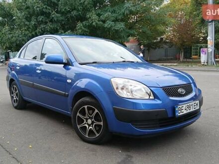Синий Киа Рио, объемом двигателя 1.4 л и пробегом 159 тыс. км за 5700 $, фото 1 на Automoto.ua