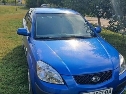 Синий Киа Рио, объемом двигателя 1.4 л и пробегом 94 тыс. км за 5300 $, фото 1 на Automoto.ua