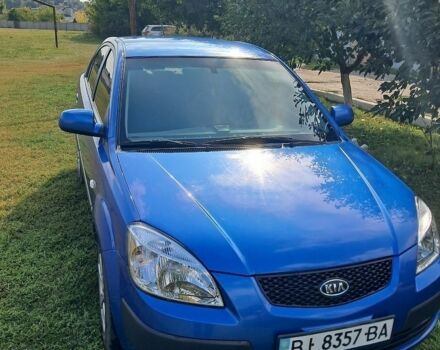 Синий Киа Рио, объемом двигателя 1.4 л и пробегом 94 тыс. км за 5300 $, фото 1 на Automoto.ua