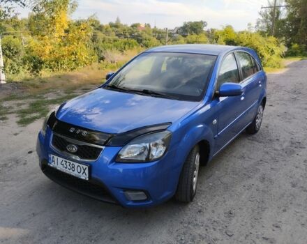 Синий Киа Рио, объемом двигателя 1.4 л и пробегом 198 тыс. км за 4150 $, фото 1 на Automoto.ua