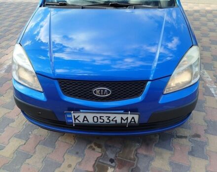Синий Киа Рио, объемом двигателя 1.4 л и пробегом 279 тыс. км за 4700 $, фото 1 на Automoto.ua