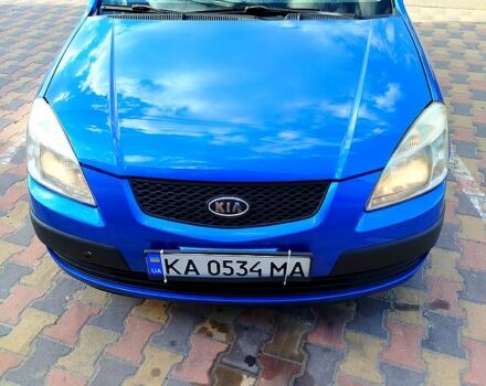 Синий Киа Рио, объемом двигателя 1.4 л и пробегом 290 тыс. км за 4700 $, фото 1 на Automoto.ua