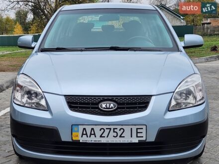 Синий Киа Рио, объемом двигателя 1.4 л и пробегом 192 тыс. км за 6444 $, фото 1 на Automoto.ua