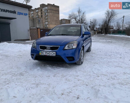 Синий Киа Рио, объемом двигателя 1.4 л и пробегом 57 тыс. км за 6750 $, фото 1 на Automoto.ua