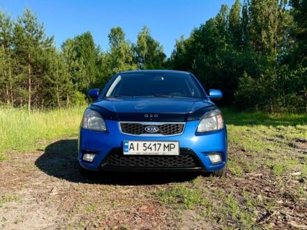 Синий Киа Рио, объемом двигателя 1.4 л и пробегом 138 тыс. км за 6950 $, фото 1 на Automoto.ua