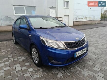 Синий Киа Рио, объемом двигателя 1.4 л и пробегом 138 тыс. км за 7984 $, фото 1 на Automoto.ua