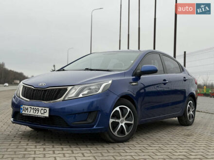 Синій Кіа Ріо, об'ємом двигуна 1.4 л та пробігом 187 тис. км за 6750 $, фото 1 на Automoto.ua