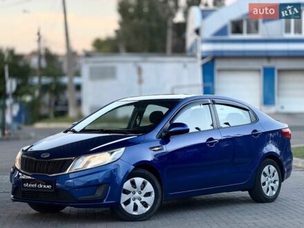 Синий Киа Рио, объемом двигателя 1.4 л и пробегом 138 тыс. км за 8399 $, фото 1 на Automoto.ua