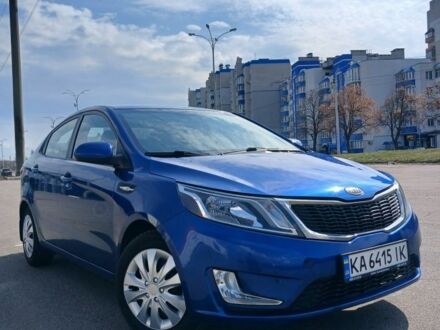 Синий Киа Рио, объемом двигателя 1.4 л и пробегом 192 тыс. км за 7500 $, фото 1 на Automoto.ua