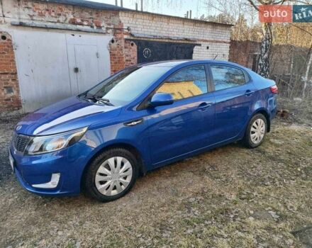 Синий Киа Рио, объемом двигателя 1.4 л и пробегом 190 тыс. км за 7500 $, фото 1 на Automoto.ua