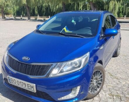 Синий Киа Рио, объемом двигателя 1.4 л и пробегом 178 тыс. км за 7300 $, фото 1 на Automoto.ua