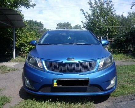 Синий Киа Рио, объемом двигателя 1.6 л и пробегом 54 тыс. км за 8700 $, фото 1 на Automoto.ua