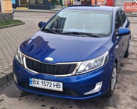 Синий Киа Рио, объемом двигателя 1.4 л и пробегом 213 тыс. км за 7400 $, фото 1 на Automoto.ua