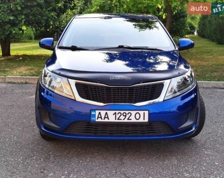 Синий Киа Рио, объемом двигателя 1.4 л и пробегом 129 тыс. км за 7600 $, фото 1 на Automoto.ua