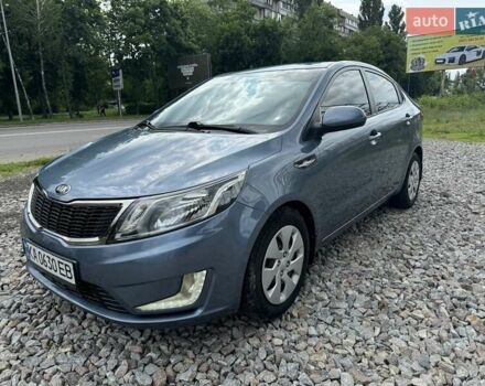 Синий Киа Рио, объемом двигателя 1.4 л и пробегом 74 тыс. км за 10400 $, фото 1 на Automoto.ua
