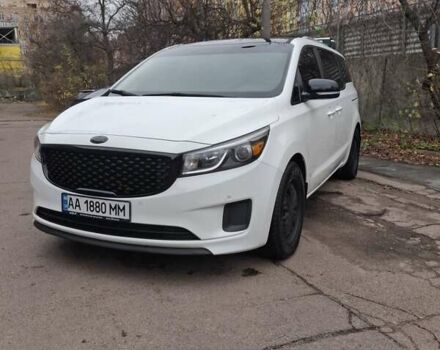 Белый Киа Седона, объемом двигателя 3.34 л и пробегом 165 тыс. км за 14100 $, фото 4 на Automoto.ua