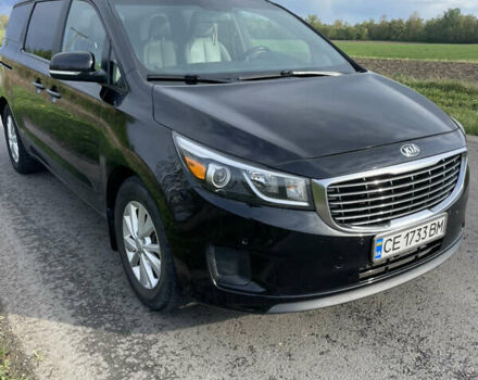 Черный Киа Седона, объемом двигателя 3.34 л и пробегом 191 тыс. км за 13500 $, фото 1 на Automoto.ua