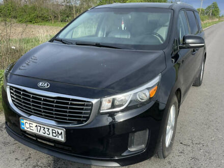 Черный Киа Седона, объемом двигателя 3.34 л и пробегом 191 тыс. км за 13500 $, фото 1 на Automoto.ua
