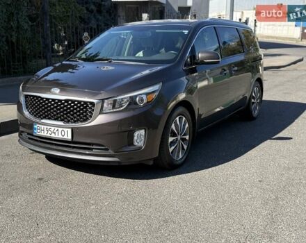 Коричневий Кіа Седона, об'ємом двигуна 3.34 л та пробігом 65 тис. км за 18500 $, фото 17 на Automoto.ua