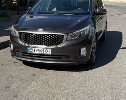 Коричневий Кіа Седона, об'ємом двигуна 3.34 л та пробігом 65 тис. км за 18500 $, фото 20 на Automoto.ua