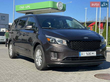 Кіа Седона 2017 у Києві на Automoto.ua Коричневий Кіа Седона, об'ємом двигуна 3.3 л та пробігом 49 тис. км за 16999 $, фото 1 на Automoto.ua