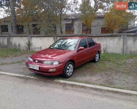 Красный Киа Сефия, объемом двигателя 1.5 л и пробегом 65 тыс. км за 1550 $, фото 1 на Automoto.ua