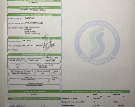 Белый Киа Соренто, объемом двигателя 2.2 л и пробегом 233 тыс. км за 16999 $, фото 149 на Automoto.ua