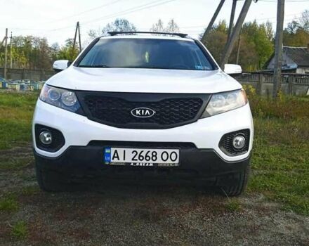 Белый Киа Соренто, объемом двигателя 2.4 л и пробегом 173 тыс. км за 12500 $, фото 1 на Automoto.ua