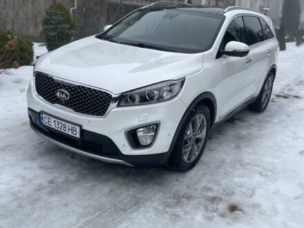 Белый Киа Соренто, объемом двигателя 2.2 л и пробегом 195 тыс. км за 21900 $, фото 1 на Automoto.ua
