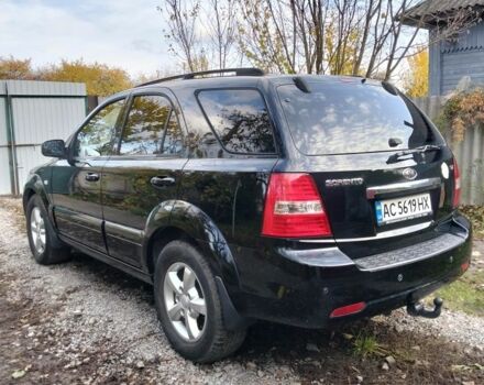 Черный Киа Соренто, объемом двигателя 2.5 л и пробегом 264 тыс. км за 6150 $, фото 3 на Automoto.ua