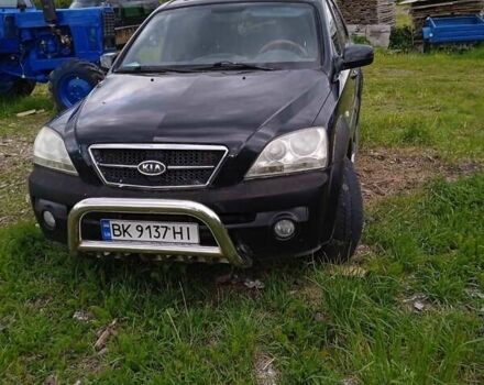 Черный Киа Соренто, объемом двигателя 2.5 л и пробегом 180 тыс. км за 5200 $, фото 1 на Automoto.ua