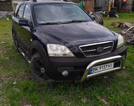 Черный Киа Соренто, объемом двигателя 2.5 л и пробегом 180 тыс. км за 5200 $, фото 3 на Automoto.ua
