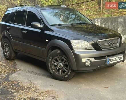 Черный Киа Соренто, объемом двигателя 2.5 л и пробегом 262 тыс. км за 9500 $, фото 1 на Automoto.ua