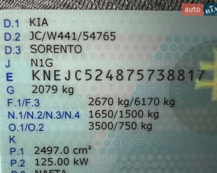 Киа Соренто 2007 в Киеве на Automoto.ua Черный Киа Соренто, объемом двигателя 2.5 л и пробегом 205 тыс. км за 5500 $, фото 20 на Automoto.ua